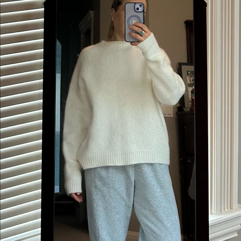Cream Lauren Manoogian Loft sweater, size 1